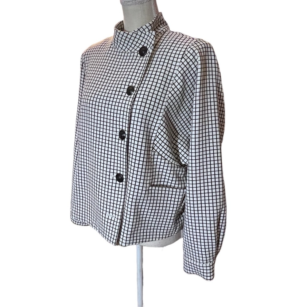 Cabi Gingham Print Blazer